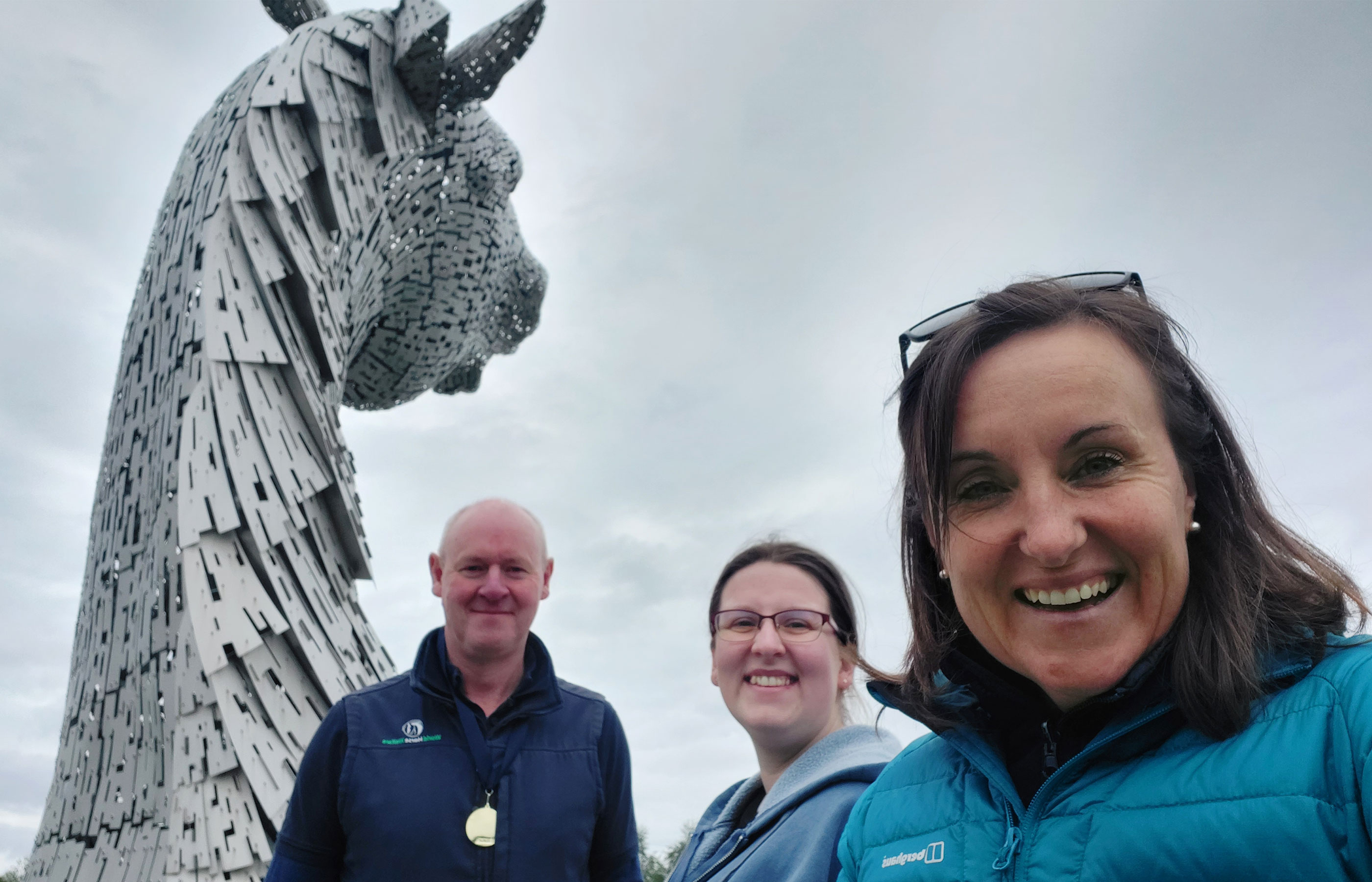 48 courageous climbers tackle The Kelpies challenge to raise funds for horses